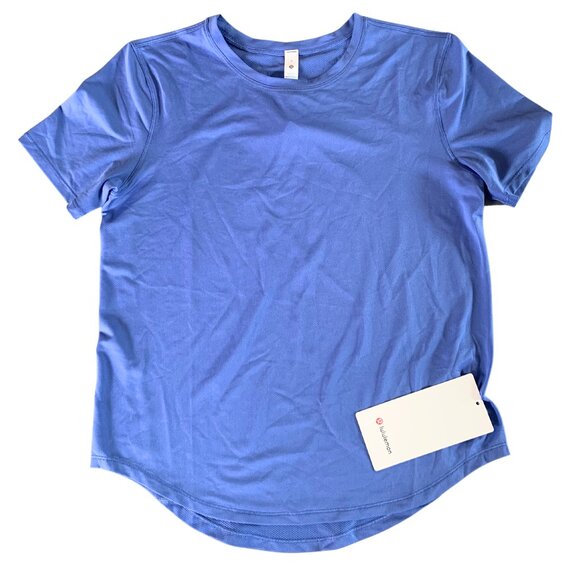 LULULEMON *NWT* - High-Neck Running and Training Tee (Color: WILD INDAGO) - Picture 1 of 5